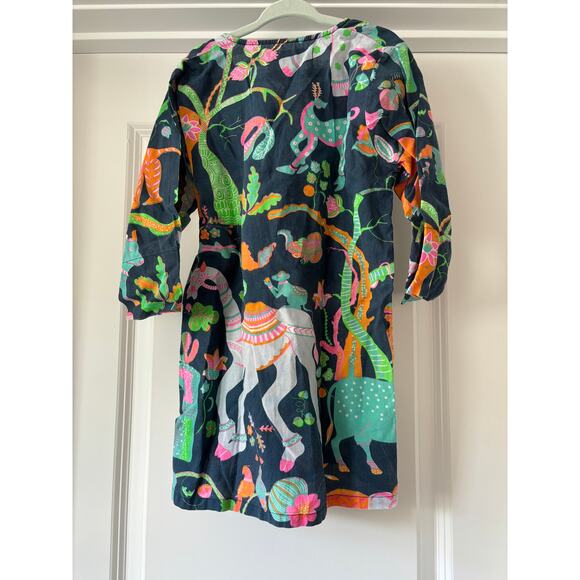 Gretchen Scott “Animal Kingdom” Print Shift Dress Size 4-6 - Picture 2 of 3